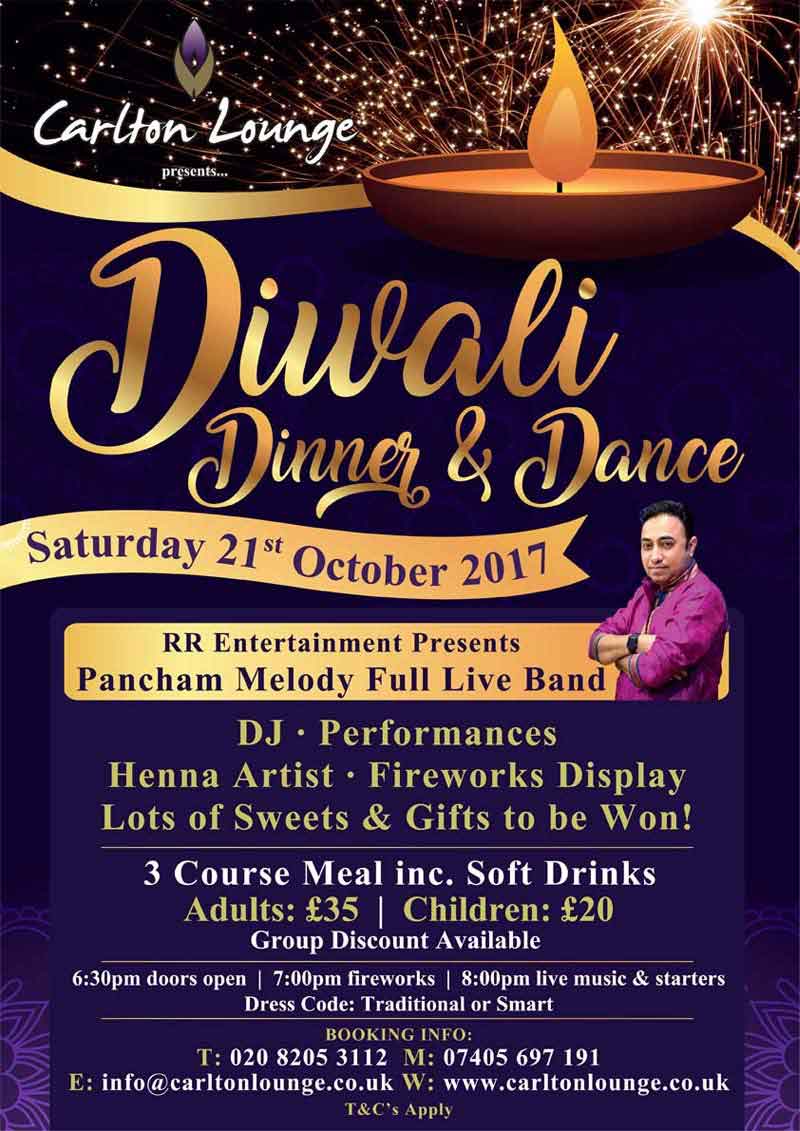 celebrate Diwali in London